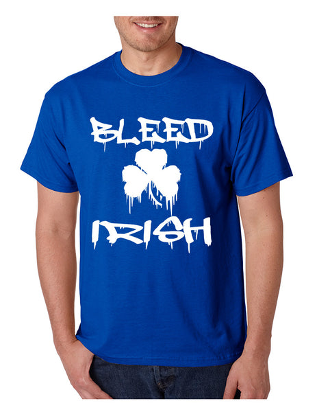 Men's T Shirt Bleed Irish St Patrick's Party Top Love Irish - ALLNTRENDSHOP - 3