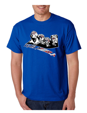 Men's T Shirt 4 Fathers American Team 4th Of July T Shirt