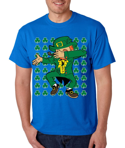 Dabbing Irish Leprechaun St patrick men t-shirt - ALLNTRENDSHOP