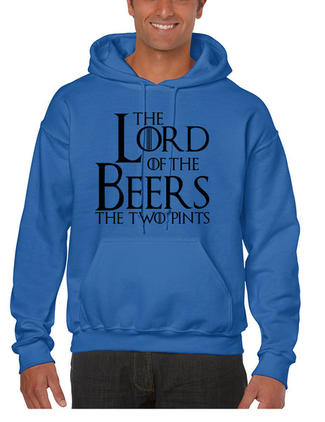 Men's Hoodie The Lord Of The Beers Two Pints Popular Fun
