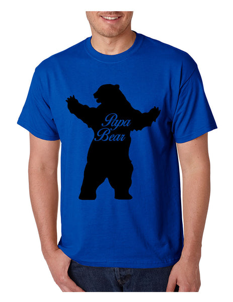Men's T Shirt Papa Bear Family Shirt For Dad Xmas Cute Gift - ALLNTRENDSHOP - 7