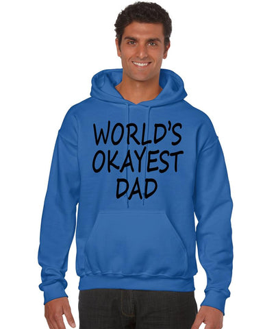 World's OKayest dad fathers day men Hoodie - ALLNTRENDSHOP - 1