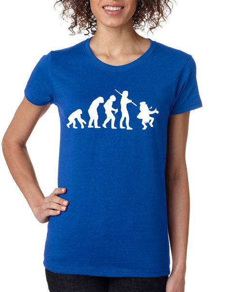 Women's T Shirt Irish Evolution Leprechaun St Patrick's Tee - ALLNTRENDSHOP - 3
