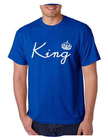 King with crown men t-shirt - ALLNTRENDSHOP - 1