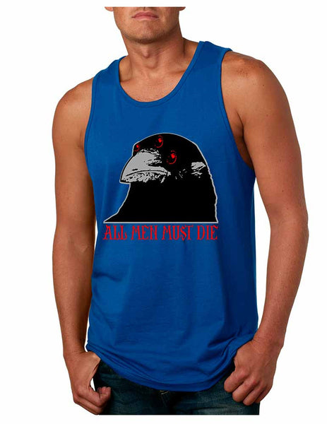 Three-eyed Crow All men must die men jersey tank top - ALLNTRENDSHOP - 6