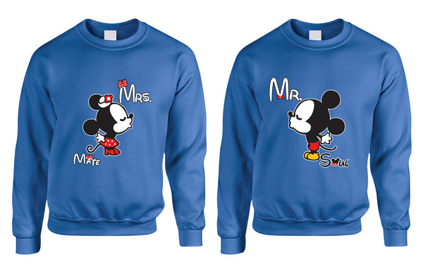 Mr soul Mrs mate kiss couples sweaters Valentines day - ALLNTRENDSHOP - 4