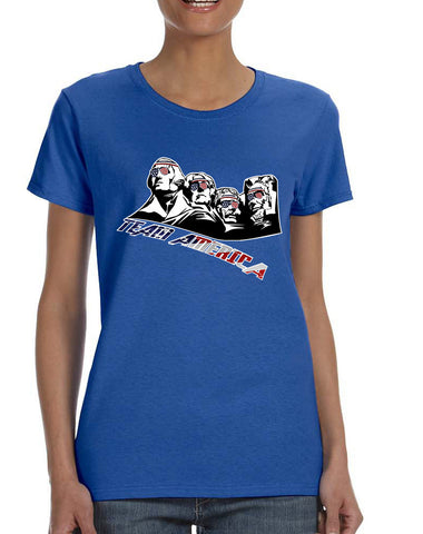 Women's T Shirt 4 Fathers American Team 4th Of July Tee