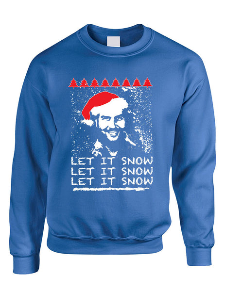 Adult Crewneck Pablo Escobar Snow Christmas Funny Top - ALLNTRENDSHOP - 4