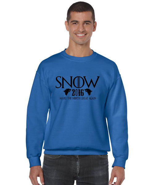 Snow 2016 Make The North Great Again men sweatshirt - ALLNTRENDSHOP - 1