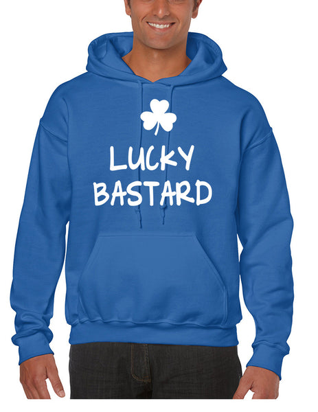 Men's Hoodie Lucky Bastard Shamrock St Patrick's Day Top