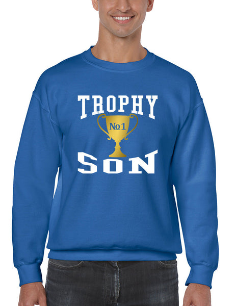 Men's Sweatshirt Trophy Son Cool Gift Love Graphic Top - ALLNTRENDSHOP - 6