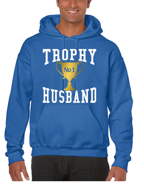 Men's Hoodie Trophy Husband Cool Xmas Gift Love Family Top - ALLNTRENDSHOP - 6