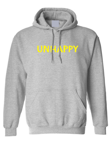 Adult Hoodie Unhappy Trendy Top Cool Sarcastic Funny Gift