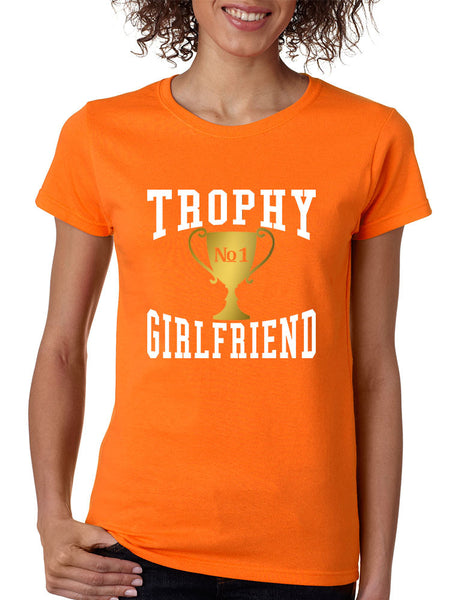 Women's T Shirt Trophy Girlfriend Love Valentine's Day Gift - ALLNTRENDSHOP - 8