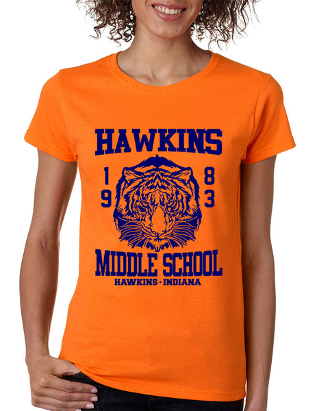 Women's T Shirt Hawkins Middle School 1983 - ALLNTRENDSHOP - 2