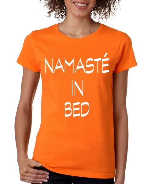Namaste in bed womens t-shirt - ALLNTRENDSHOP - 2