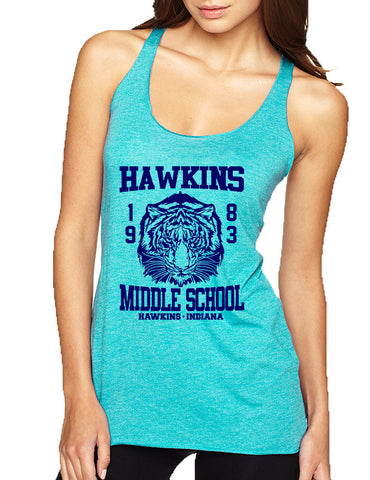 Women's Tank Top Hawkins Middle School 1983 - ALLNTRENDSHOP - 1