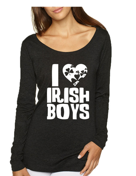 Women's Shirt I Love Irish Boys St Patrick's Day Party Shirt
