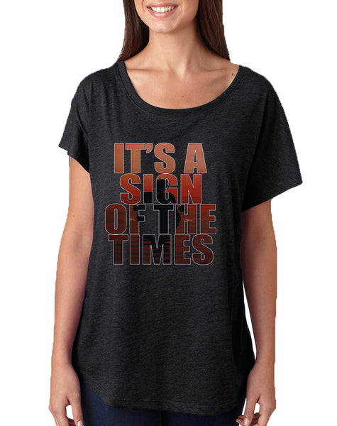 Women's Dolman It's A Sign Of The Times Styles Popular Song