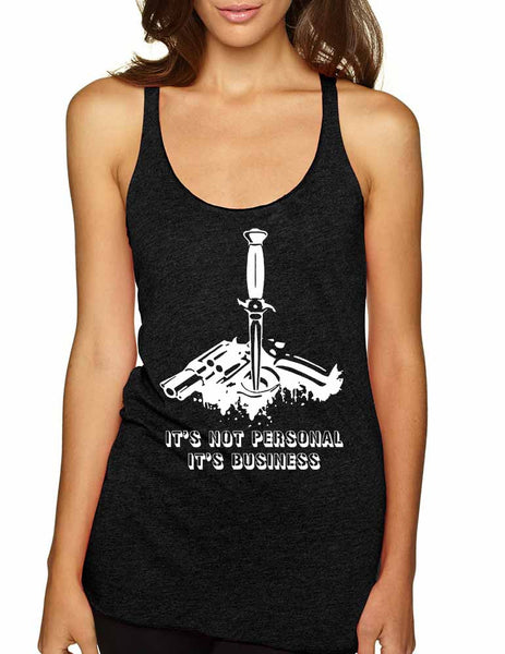 Women's Tank Top It's Not Personal It's Business Humor Top - ALLNTRENDSHOP - 2