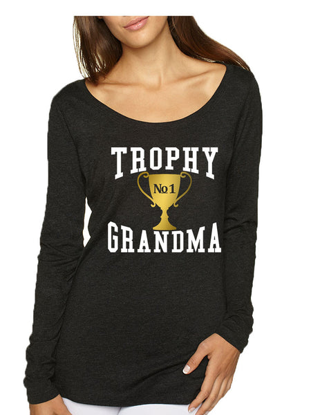 Women's Shirt Trophy Grandma Cool Xmas Gift Family Love Top - ALLNTRENDSHOP - 3