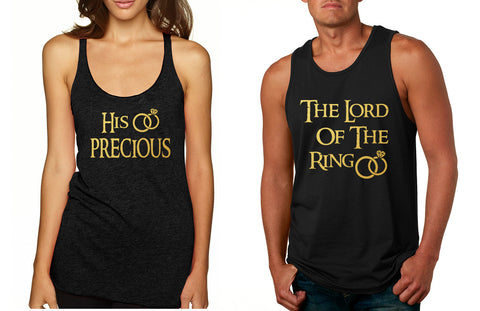 Couple Tank Top His Precious The Lord Love Engagement Tops