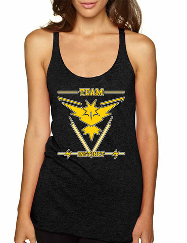 Women's Tank Top Team Instinct Yellow Team Cool Top - ALLNTRENDSHOP - 1
