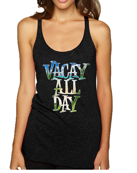 Women's Tank Top Vacay All Day Vacation Summer Beach Top