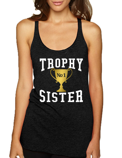 Women's Tank Top Trophy Sister Love Family Cute Sister Top - ALLNTRENDSHOP - 4