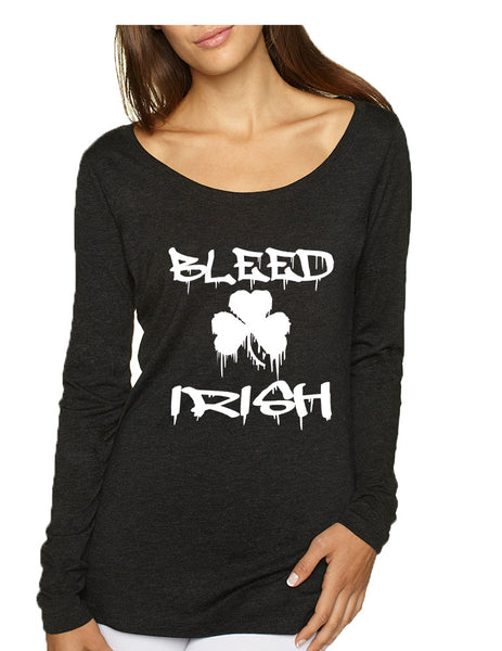 Women's Shirt Bleed Irish St Patrick's Day Party Irish Shirt - ALLNTRENDSHOP - 2