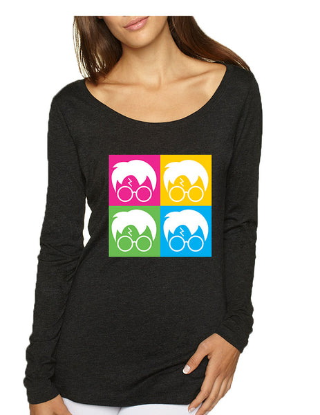 Women's Shirt 4 Faces Harry Glasses Scar Popular Cool T Shirt - ALLNTRENDSHOP - 4