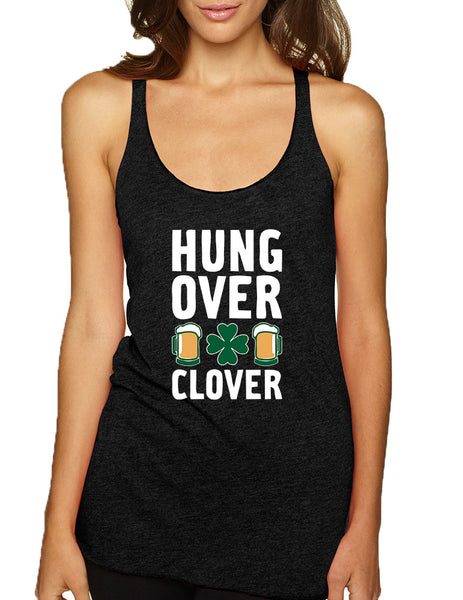 Women's Tank Top Hungover Clover St Patrick's Day Party