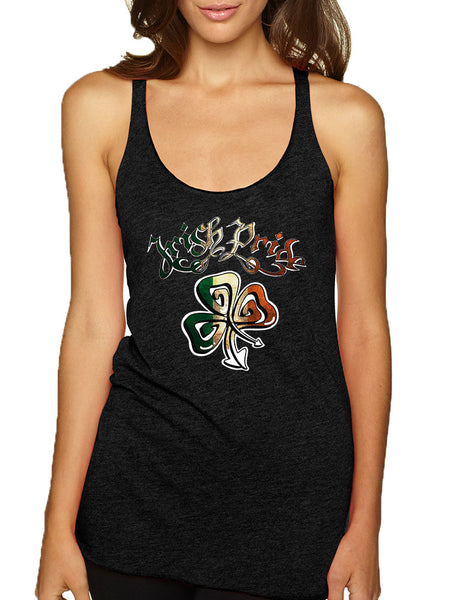 Women's Tank Top Irish Pride Shamrock St Patrick's Top