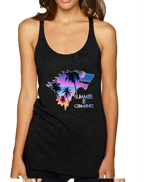 Women's Tank Top Summer Is Coming Love Summer Fun Hot Top