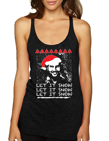 Women's Tank Top Pablo Escobar Snow Christmas Funny Gift - ALLNTRENDSHOP - 2