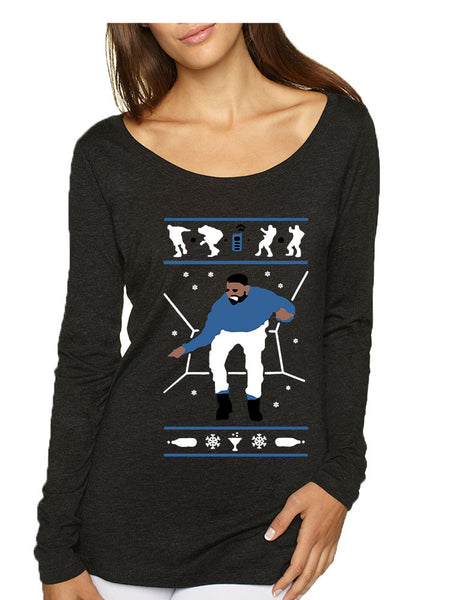 Women's Shirt Hotline Bling Blue Cool Xmas Gift Holiday Hotline Top - ALLNTRENDSHOP - 2