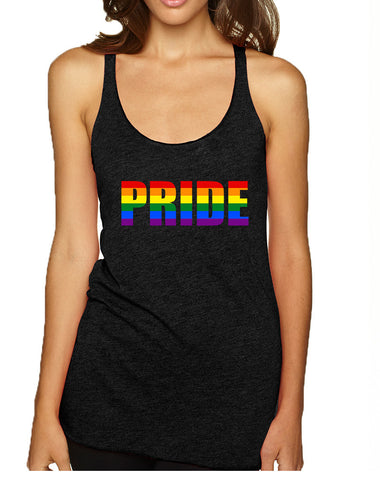 Women's Tank Top Pride Rainbow Colors Gay Support Love