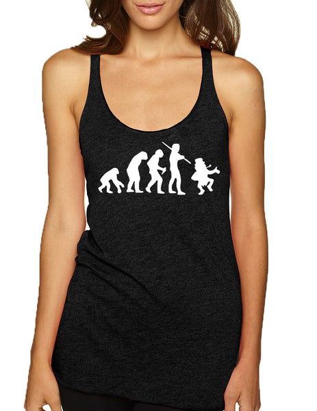 Women's Tank Top Irish Evolution Leprechaun St Patrick's - ALLNTRENDSHOP - 2