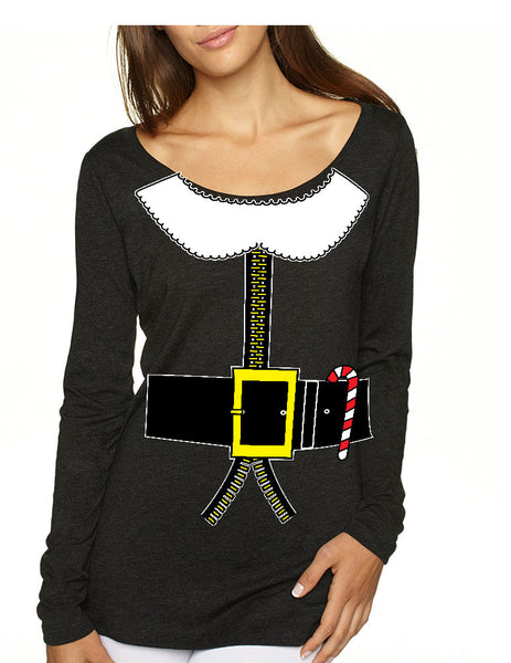 Women's Shirt Elf Suit Santa's Elves Christmas Gift Xmas Top - ALLNTRENDSHOP - 3