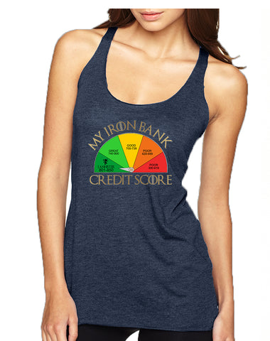 Women's Tank Top My Iron Bank Credit Score Lannister Top