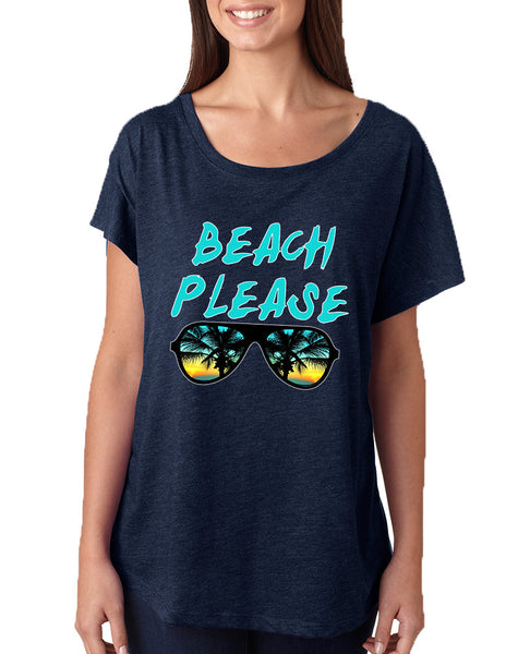 Women's Dolman Beach Please Summer Vacation Beachwear