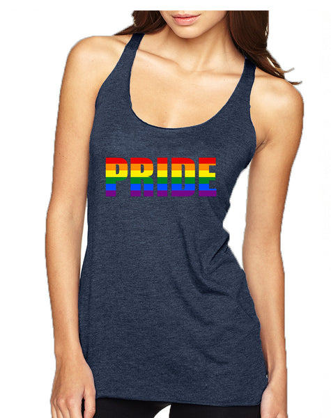 Women's Tank Top Pride Rainbow Colors Gay Support Love