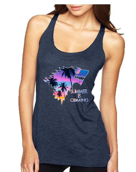 Women's Tank Top Summer Is Coming Love Summer Fun Hot Top