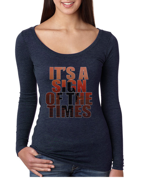 Women's Shirt It's A Sign Of The Times Styles Shirt Popular Top