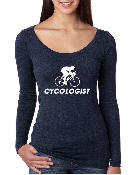 Women's Shirt Cycologist Love Sport Funny Cycling Shirt