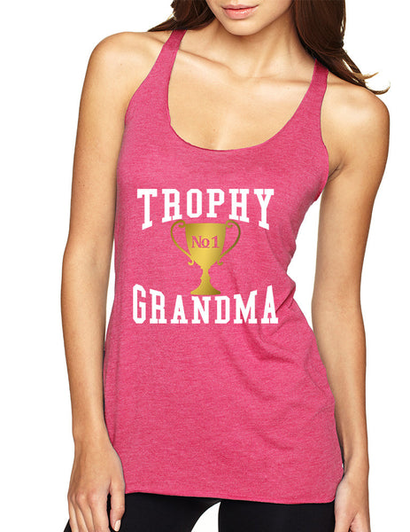 Women's Tank Top Trophy Grandma Cool Xmas Family Gift Top - ALLNTRENDSHOP - 3