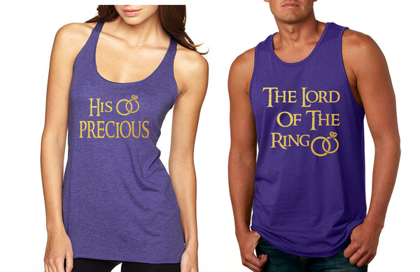Couple Tank Top His Precious The Lord Love Engagement Tops