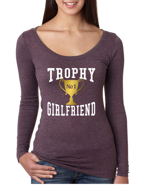 Women's Shirt Trophy Girlfriend Love Valentine's Day Top Gift - ALLNTRENDSHOP - 4