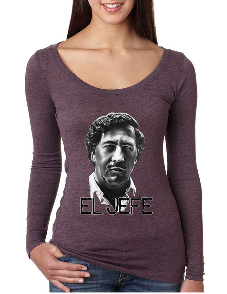 Women's Shirt Pablo Escobar Face Cool Shirt Popular Top - ALLNTRENDSHOP - 3