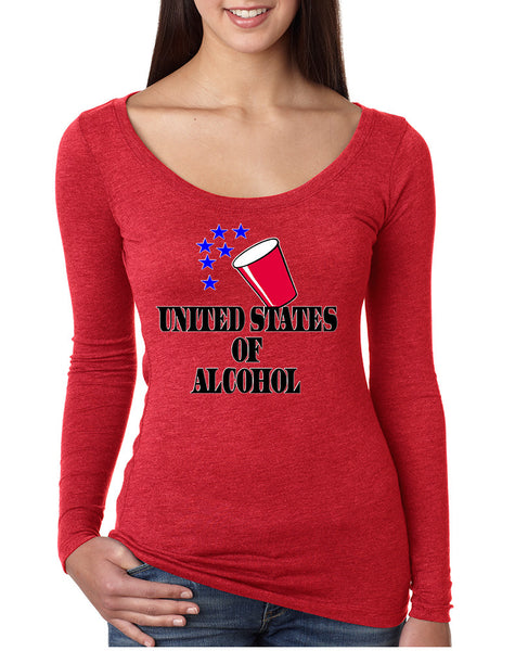 Women's Shirt United States Of Alcohol 4th Of July Shirt